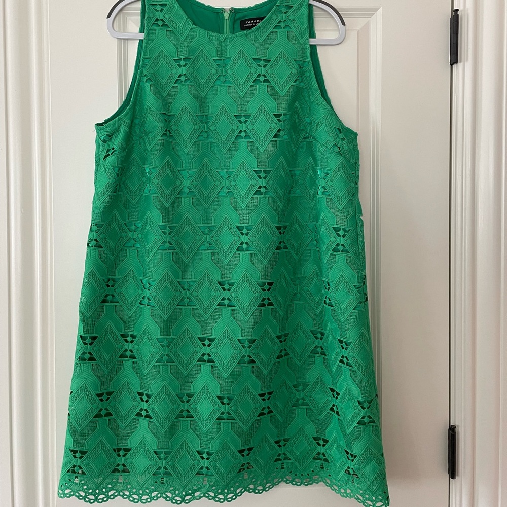 Tahari Emerald Green Dress
